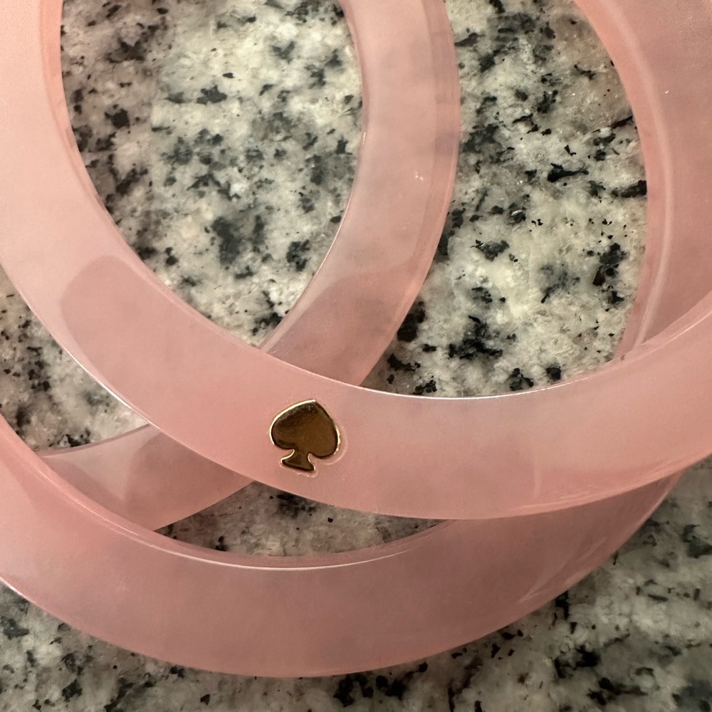 Kate Spade Pink Bangle Set - Picture 3 of 6